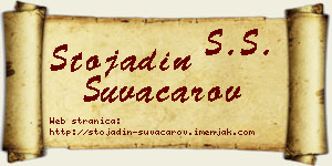 Stojadin Suvačarov vizit kartica